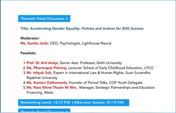 Goal 5: Gender Equality — activity image 4